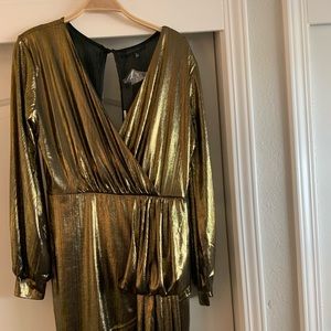 Metallic Gold Dress